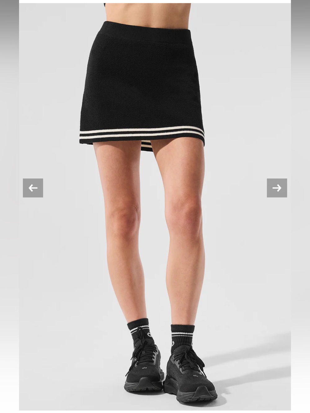 ALO Yoga Tennis Club Sweater Knit Skirt
